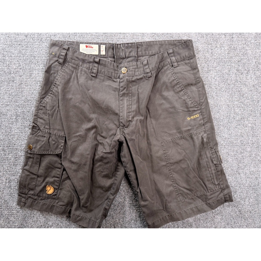 Fjallraven G-1000 Mens 32 Cargo Shorts Grey Tactical Hiking Outdoor Workwear 48
